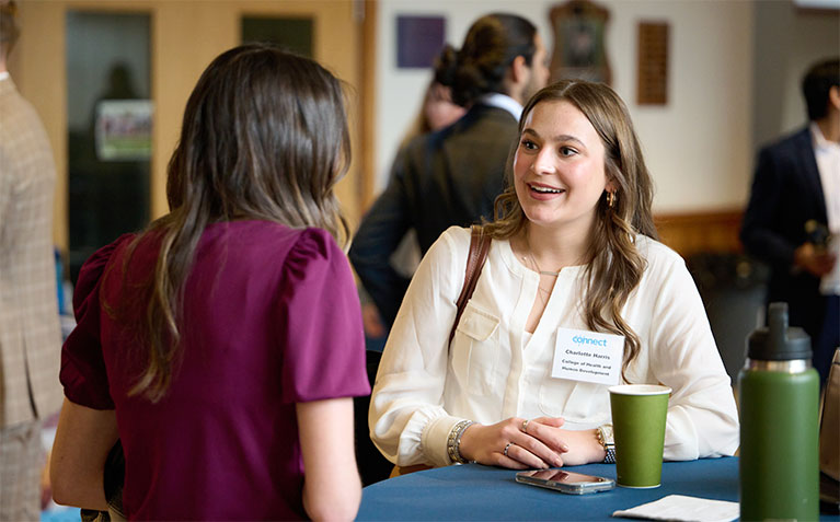 Current Scholars and Scholar Alumni networking during Connect