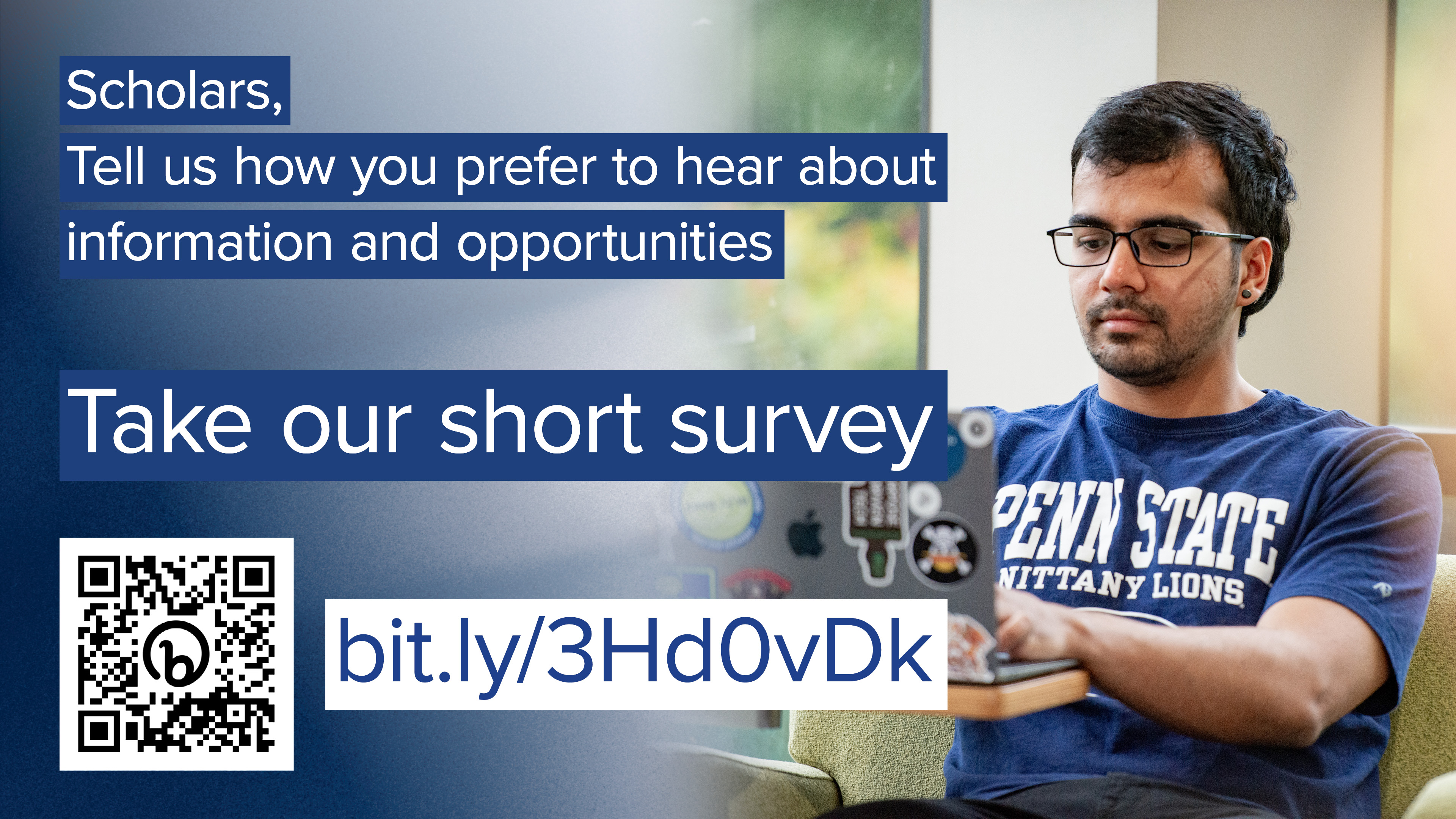 Scholars, take our short survey
