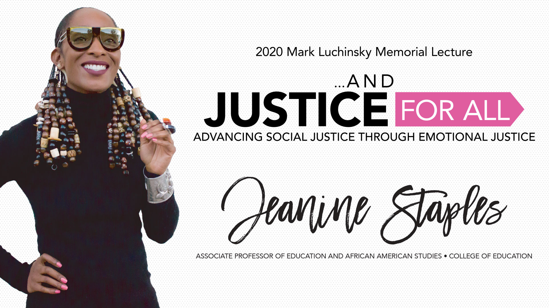 2020 Mark Luchinsky Memorial Lecture