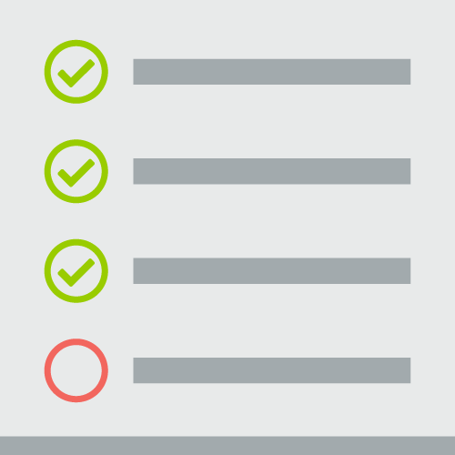 Requirements checklist icon